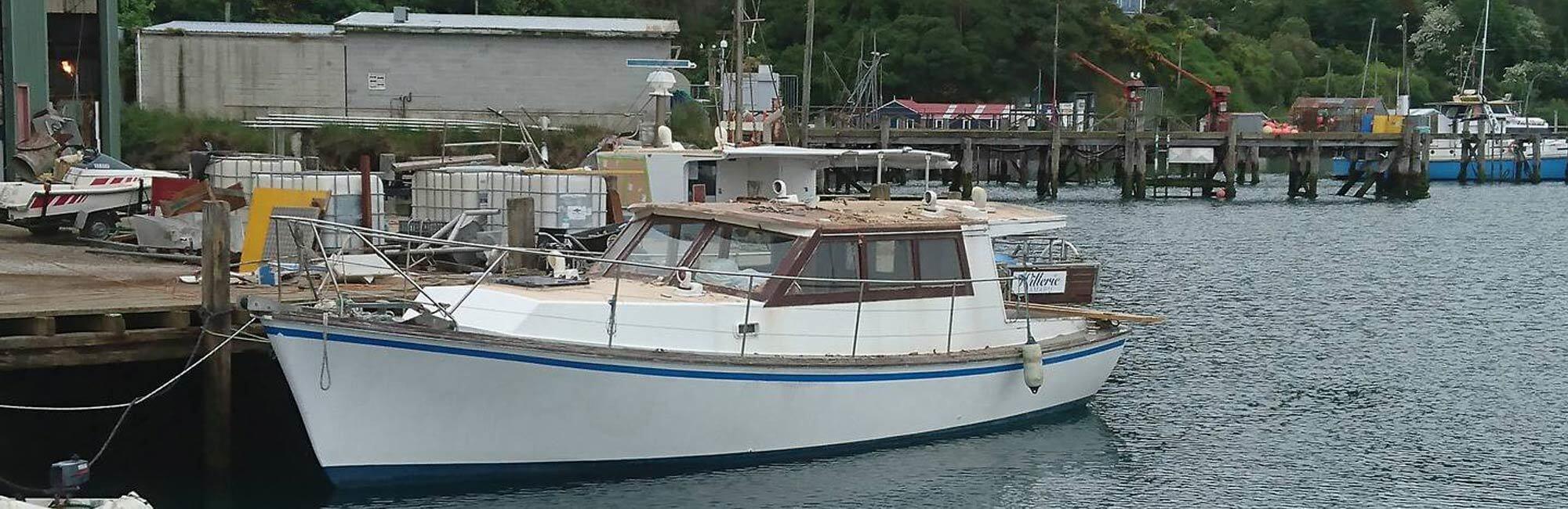 boat repairs dunedin fibreglass boat repair, timber boat